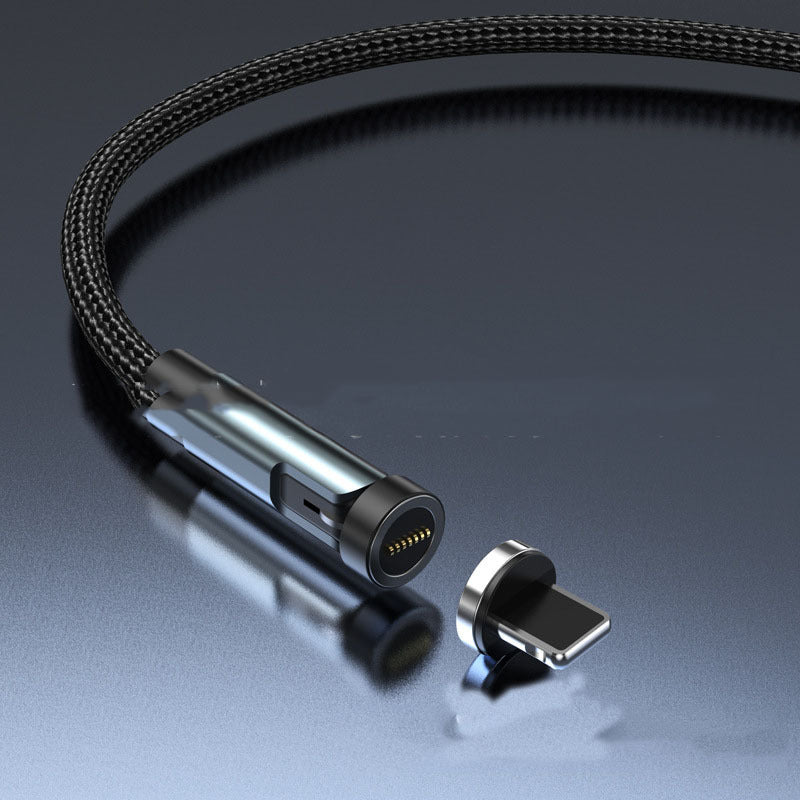 Compatible with Apple , Rotating 3A Fast Charging Magnetic Data Cable Compatible with Apple , Rotating 3A Fast Charging Magnetic Data Cable
